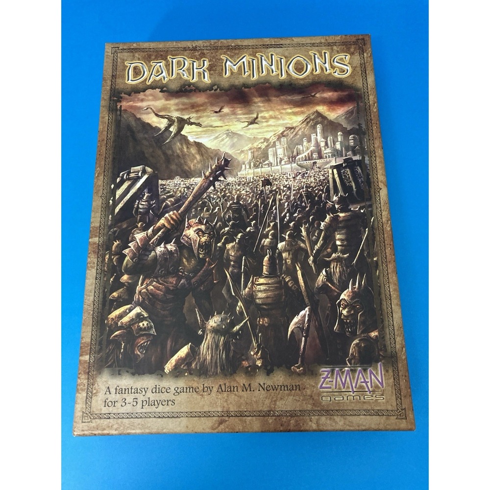 Dark Minions Fantasy Dice Game 3-5 Players Ages 10+ 45-60 Minutes
